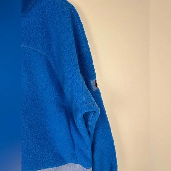 Free People Movement Hit The Slopes Quarter-Zip Fleece Pullover Sz M - Picture 3 of 7